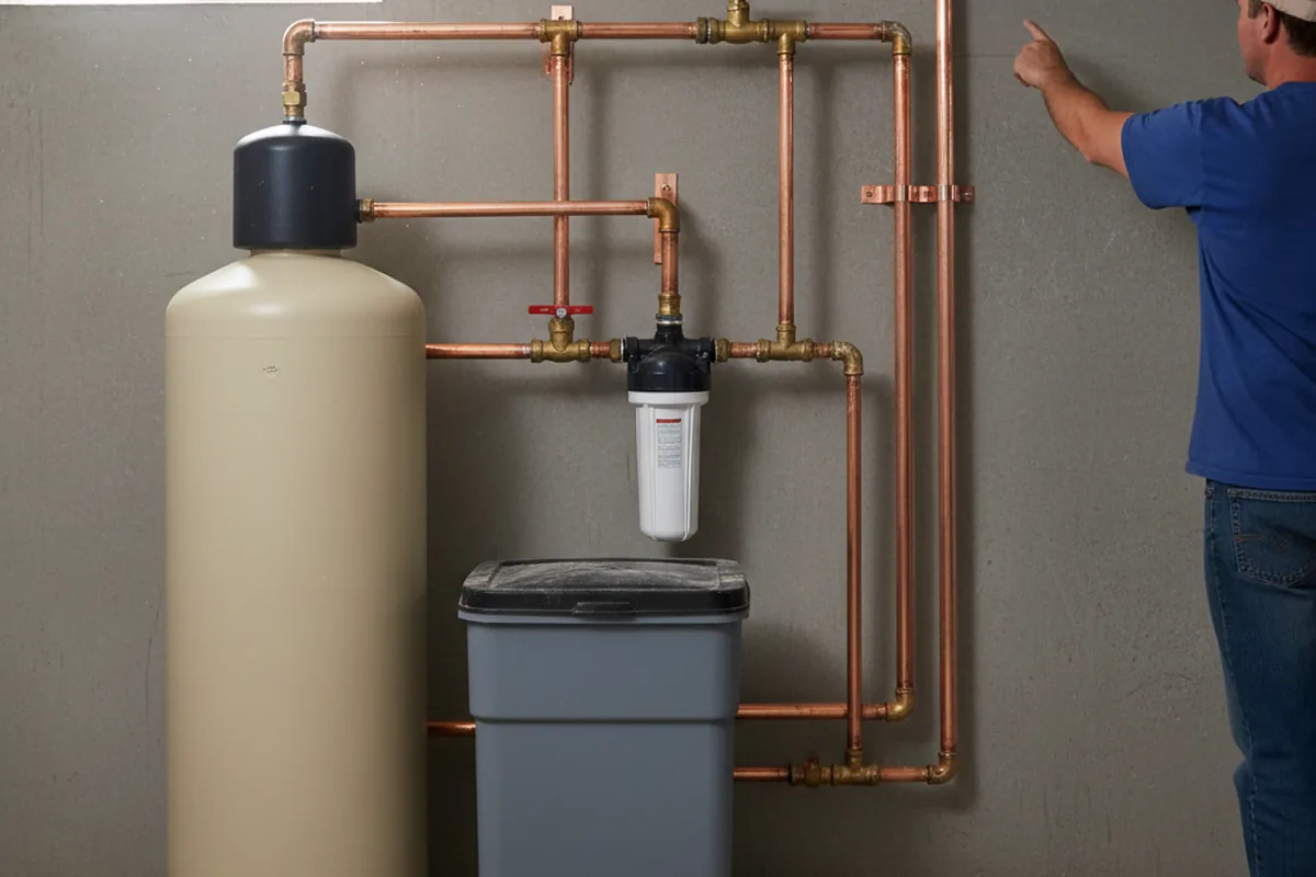 Whole-house water treatment system installed in Scipio